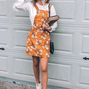 Floral Overall Dress